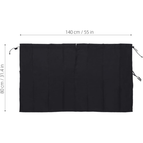 Tenda divisoria per auto nera, parasole 1