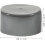 Ensemble de 8 protections de roulements de roue de remorque, capuchons en caoutchouc de 1,98 pouce 2