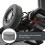 Ensemble de 8 protections de roulements de roue de remorque, capuchons en caoutchouc de 1,98 pouce 7