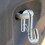 Gancio di sicurezza resistente con catena girevole e fermo di sicurezza per auto e rimorchi. 7