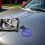 Car Tow Hook Modification Blue Heart Shape Adhesive Tow Hook 7