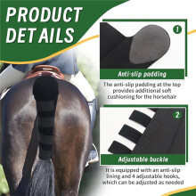 Cobertor para Cola de Caballo Ajustable, Grueso y de Primera Calidad, Antideslizante, Evita la Rotura del Cabello y Elimina la Fricción.
