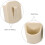 2pcs Car Cup Holder for Rear Seats Multi Functional Cup Holder Organizer 3