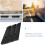 3Pcs Black Threshold Curb Ramp for Driveway 50X13X3Cm Triangular Slope Pad Cable Protector 3