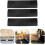 3Pcs Black Threshold Curb Ramp for Driveway 50X13X3Cm Triangular Slope Pad Cable Protector 7