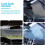 2pcs Car Windshield Retractable Sun Shade 40x60cm Black Silver Front Window Sunshade 8