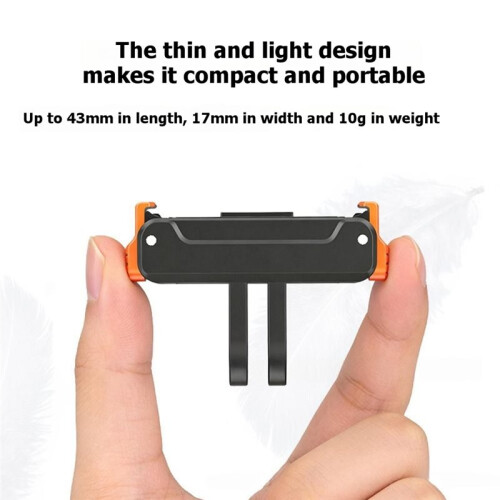 Magnetic Quick Release Adapter Base for  Action  360 Series Foldable Two-Claw Mount with for  Interface 1