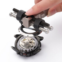 Supporto per Cassa e Movimento 'Orologio, Morsetto per Orologiaio, Strumento di Riparazione, Apri-Orologio Regolabile, Strumento di Riparazione