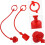 Hydraulic Quick Connector Dust Caps 2 Sets 1/2 NPT Flat Face Coupler Dust Covers PVC Material 5