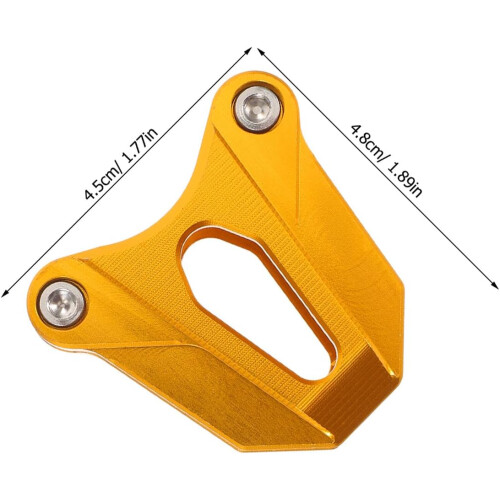 Funda protectora para llave de motocicleta, color dorado. 1