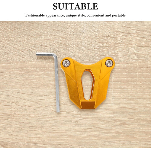 Funda protectora para llave de motocicleta, color dorado. 2