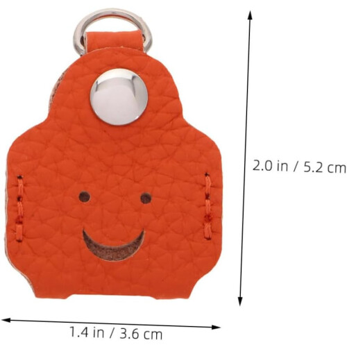 Juego de 2 fundas protectoras de cuero para teclas Creative Key Caps 1