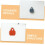 Juego de 2 fundas protectoras de cuero para teclas Creative Key Caps 3