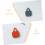 Juego de 2 fundas protectoras de cuero para teclas Creative Key Caps 8