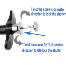 Camera Manual Shutter Shutter Release Control Cable 100cm Mechanical Locking Shutter