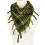 3X ÉCharpe Unisexe en Polyester Poids Léger À Plaid Pompons Arabe Désert Shemagh, Vert 3