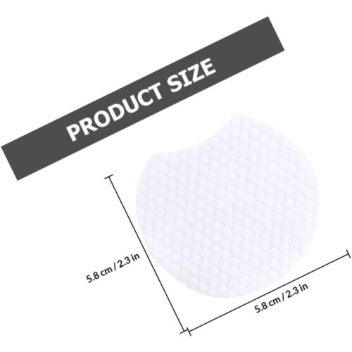 1200pcs Semicircular Makeup Remover Pads Thick Face Pads for Makeup Cleaning 1