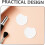 1200pcs Semicircular Makeup Remover Pads Thick Face Pads for Makeup Cleaning 3