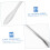10pcs Scoops Sampling Spoon Experiment Scoops for Cosmetics Powders Laboratory Use 5