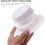 Husbilsavloppsventillock Ersättningsavloppsventillock för husbilstaklock Vit plast 8