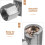 2pcs Metal Button Head Grease Coupler Replacement, Hydraulic Grease Fitting Adapter Copper Flat Lock 8