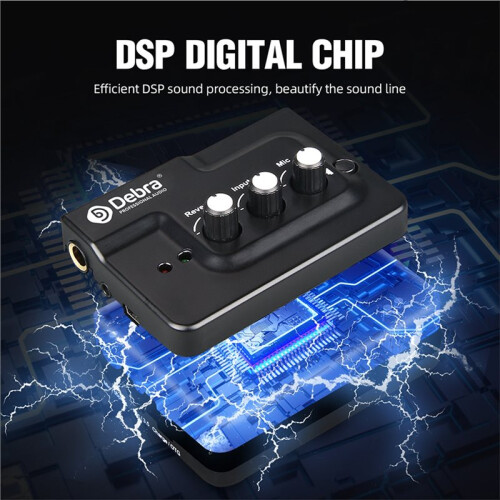 DEBRA PROFESSIONAL AUDIO K3000 PRO Directed Soundcard Audio Mixer External Interface with  DSP Reverb Effect 2