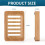 2PCS Bamboo Soap Dish Set, Self-Draining Design, Ideal for Shower, Bathroom, Kitchen Use 7