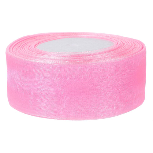 Rosa Chiffonband, 45 m x 3,8 cm