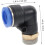 Air Hose Fitting Assortment Quick Connector for Industrial Projects Plastic Crimp Fitting 4