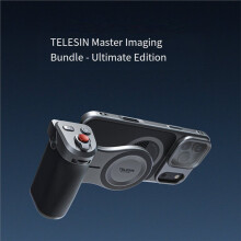 TELESIN for 17 Pro Max Only Magnetic Master Grip Kit, Phone Camera Grip Kit - DSLR Style Grip Handle Holder