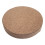 Randsyet cirkulær meditationspude – brun, 1