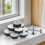 50pcs Plastic Switch Protective Cap Push Button Switch Caps Electrical Panel Safety Cover Plastic Flush Type Hole Plugs 7
