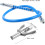 Quick Lock Grease Coupler with 35cm Flexible Hose, Professional Double Handle Grease Attachment 2