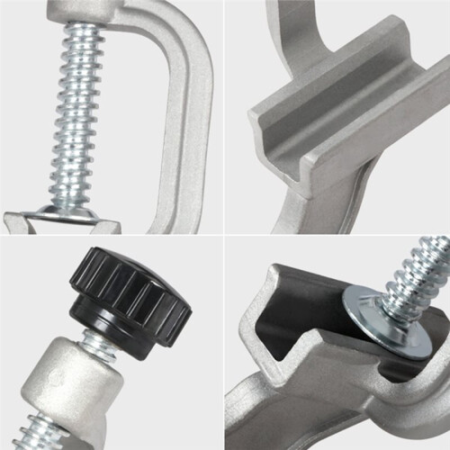 10-180 Adjustable Tube Welding Holder, Quick Release Right Angle Corner Pipe Alignment Clamp, 100mm Opening 1