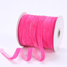 cm breites rosa Samtband, 50 Yards