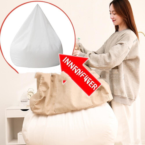 Bolsa interna de partículas de espuma para proteção e amortecimento.