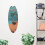 2pcs Summer Beach Signs Surf Board Wall Decorations 20x8x0.5in 4