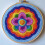 Punch-Needle-Set mit Regenbogen-Mandala-Muster und Stickrahmen 1