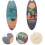 2pcs Summer Beach Signs Surf Board Wall Decorations 20x8x0.5in 8