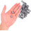 50pcs Plastic Rivets for Bumper Auto Push Pin Clips Fixation Kit Grey M8 Hole 5