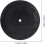 5pcs Blank Vinyl Records Decorative 7 polegadas Vinyl Decorações Domésticas Ornamentos de parede 2