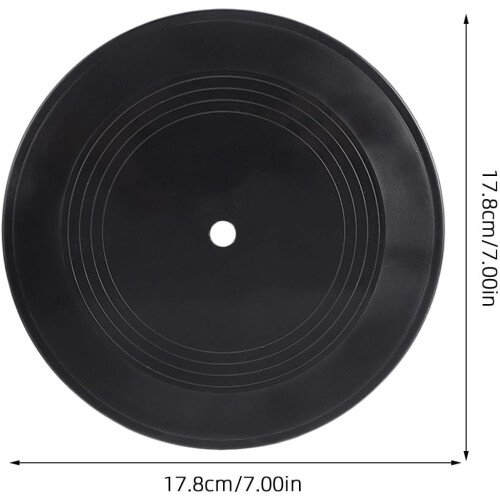5pcs Blank Vinyl Records Decorative 7 polegadas Vinyl Decorações Domésticas Ornamentos de parede 1