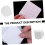 2 Box Nail Polish Pads Makeup Wipe Cotton 1.97X1.97X0.08Inch 7