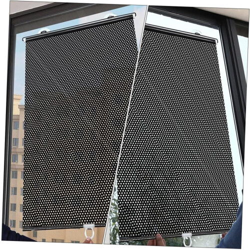 2 τεμάχια κουρτίνες ηλίου αυτοκινήτου 125x40εκ. πτυσσόμενο σκίαστρο ηλίου 1