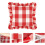 Funda de almohada estampada, funda protectora de algodón y lino con cremallera invisible. 7