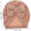 Bonnets with Stylish Bow Soft Stretchy Turban Hats Comfortable Headwraps 2