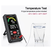 GVDA Rechargeable Digital Multimeter True RMS 9999 Counts 1000V 10 ADC AC Voltage Current Multimetro