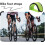 2Pcs Bicycle Pedal Fixed Straps Lightweight Green Training Pedal Bands 5