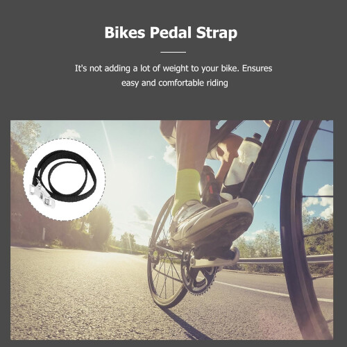 Pedal Fix Bands Pedal Toe Strap 4pcs Nylon Buckle Replacement Straps 1
