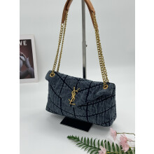 YSL Washed Denim Tote Small/Large
